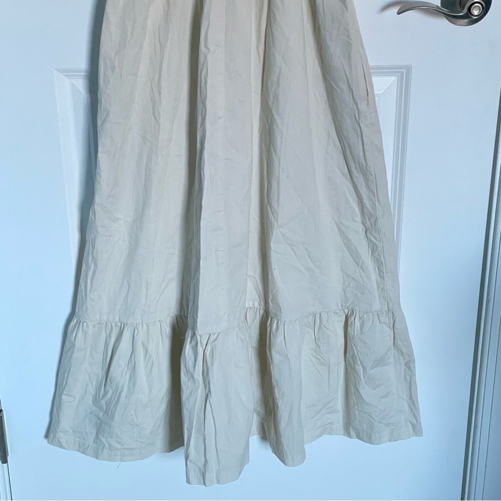 New! GAP Fit & Flare Racerback Midi Dress Size Medium 47852 - Picture 9 of 13